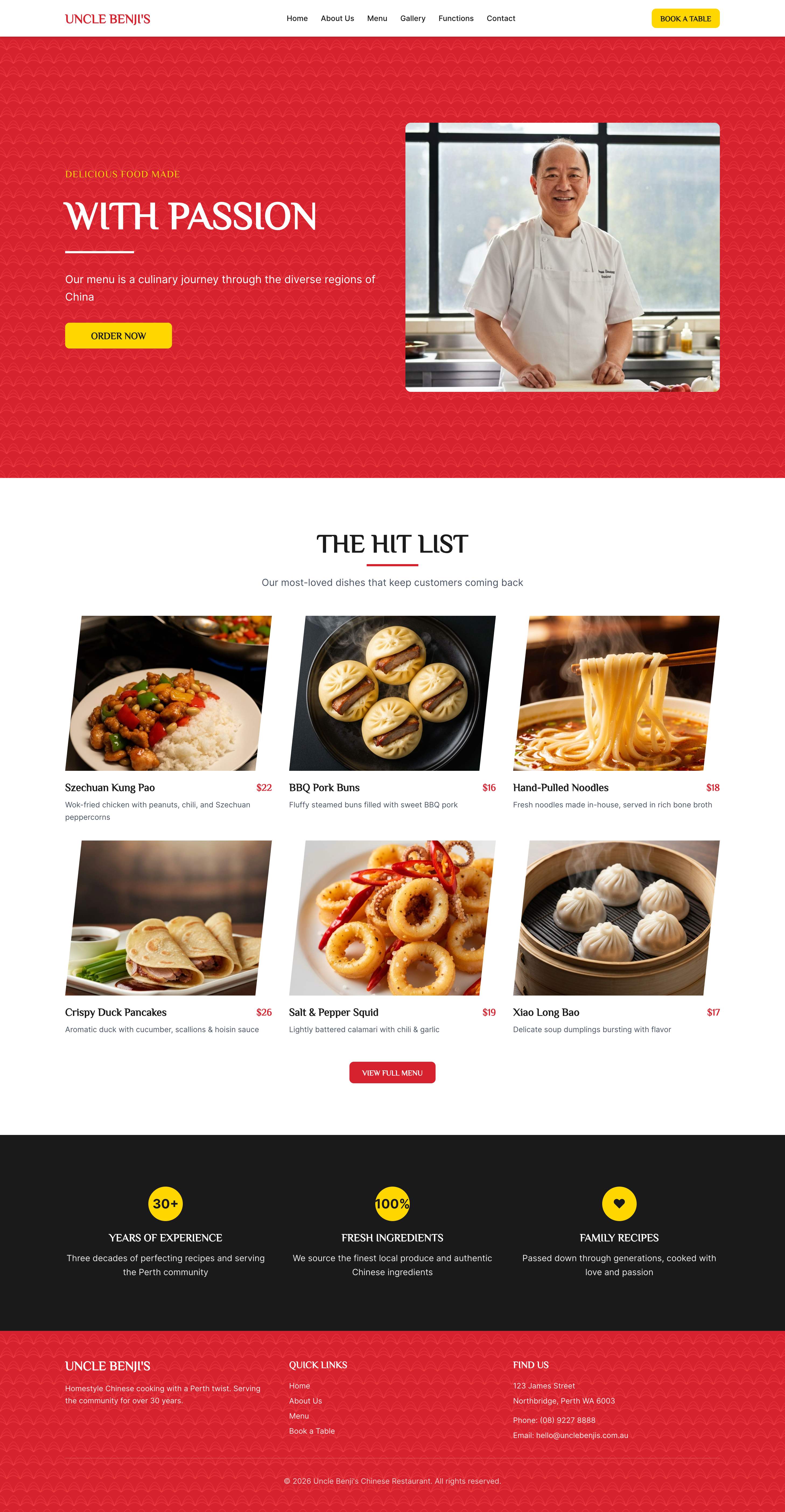 Uncle Benji's Chinese Restaurant